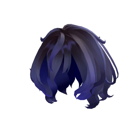 Short Blue Girl Hair