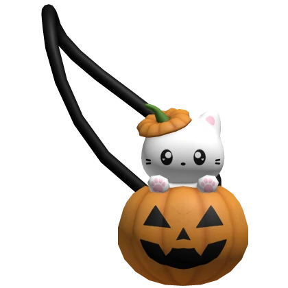 ♡ halloween pumpkin kitty purse