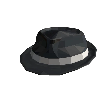 Shiny Black Fedora