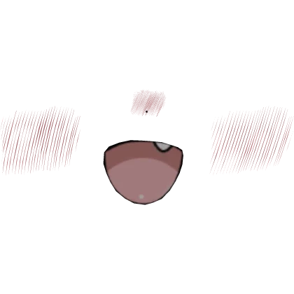 mouth soft smile cute kawaii with blush