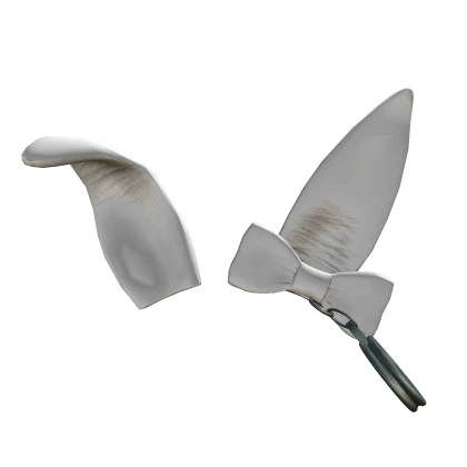 🂱 wonderland bunny ears (white)