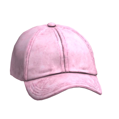 Pink Front Baseball Denim Cap 