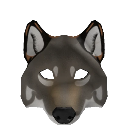 Wolf mask (grey wolf)