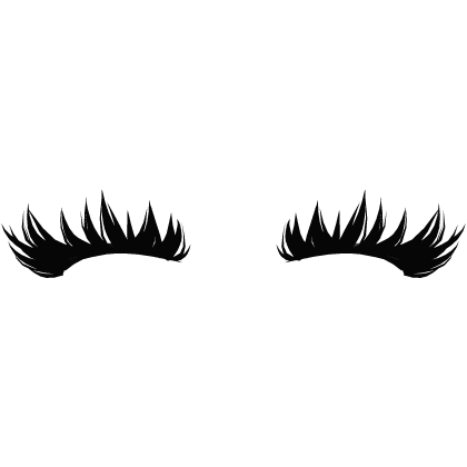 cute thick emo anime upper lashes