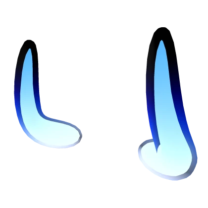 Glowing Infernal Blizzard Beast Horns