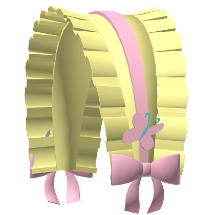 fluttershy yellow pony mlp ruffle maid headdress