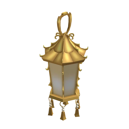 Holdable Lantern in gold