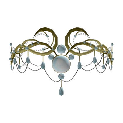 ʚɞ fairy elven wired tiara | gold blue