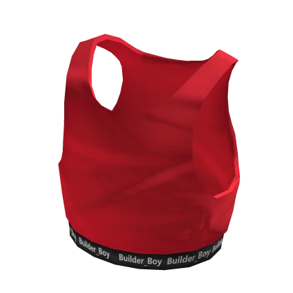 Red Builder_Boy Tank Top 