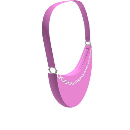 Pink Half Moon Chain Bag 3.0