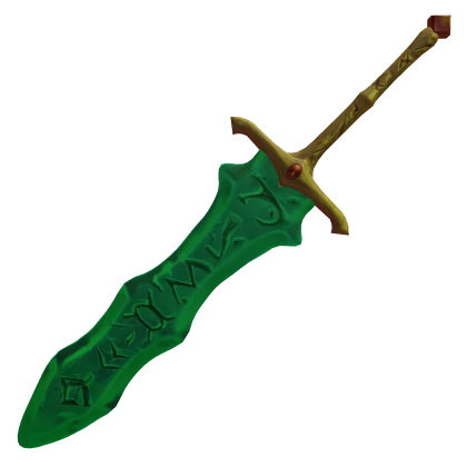 Green emerald Stylized greatsword