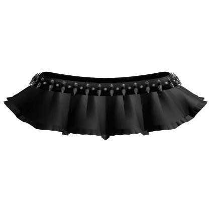 ┊♡꒱ gothic mini skirt with bullet belt 3.0 ꒰black꒱