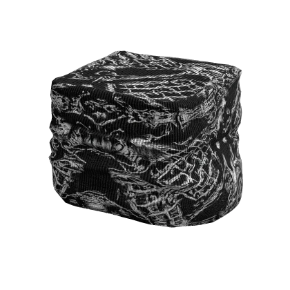 Monochrome Single Short Leg Warmer (Korblox)