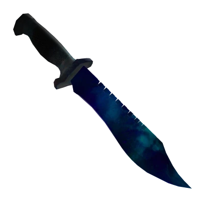 Blue Sapphire Bowie Knife