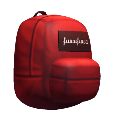 Big Red Backpack (No Straps)