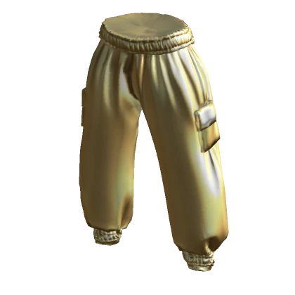 Gold Cargo Joggers