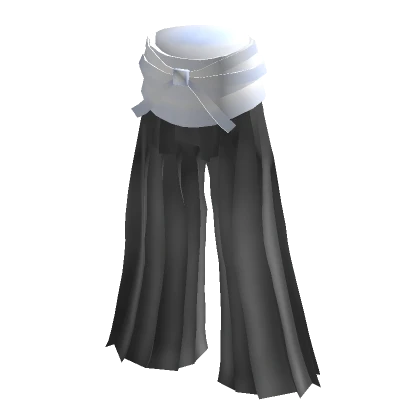 Samurai Pants(White and Gray)