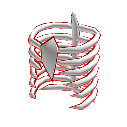 Light Red Skeleton Ribcage