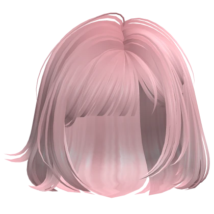Short Messy Anime Bob w/ Bangs (Pink)