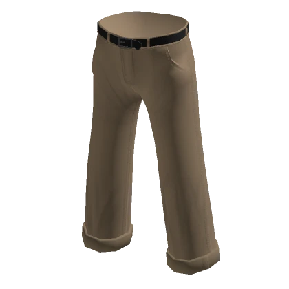 Khaki Baggy Indie Trousers