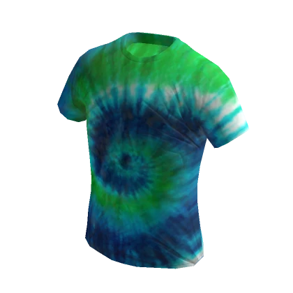 Green Mixed Tie Dye Shirt