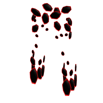 Dark Red Fractured Platelegs