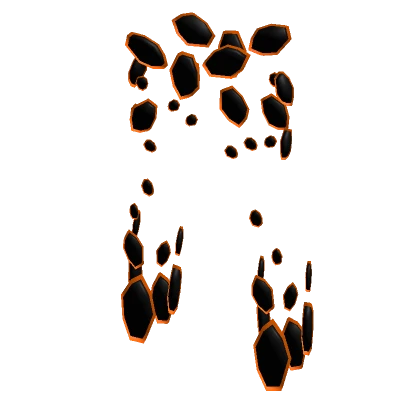 Dark Orange Fractured Platelegs