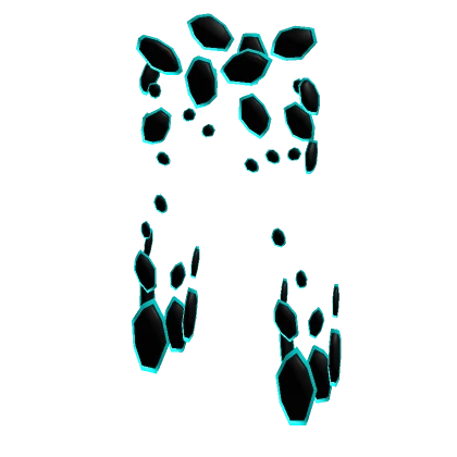 Dark Teal Fractured Platelegs