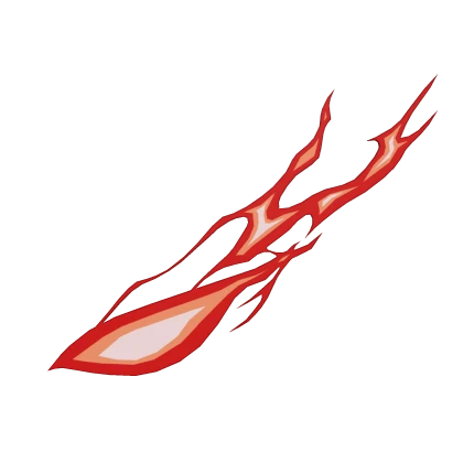 Anime Fire Aura Right Eye - Red 