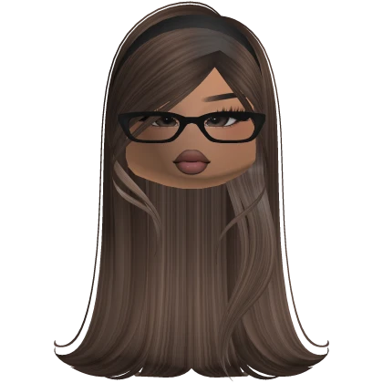 Silky Long Preppy Trendy Girl Hair (Brown)