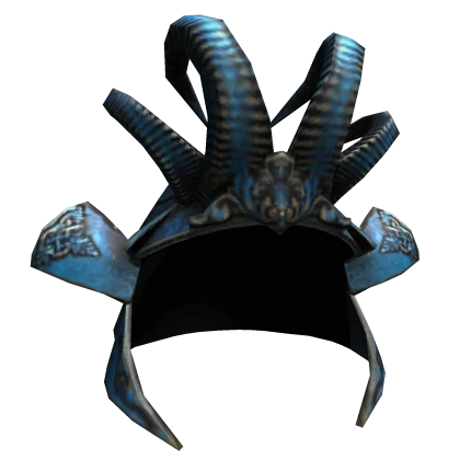 Blue Samurai Helmet