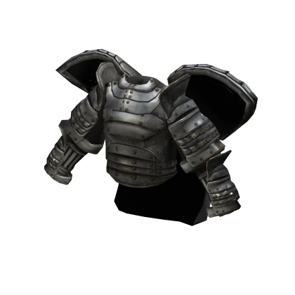 Samurai Armour with Cape - Silver