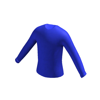 Blue Long-Sleeved Shirt