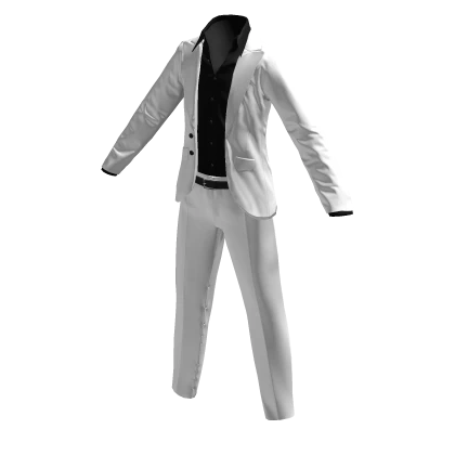 White Business Boss Suit