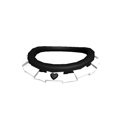 Black Ruffle Heart Choker (3.0)