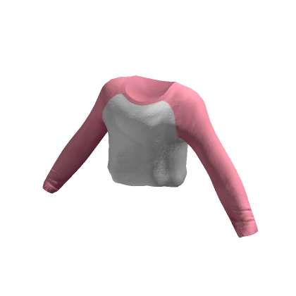 Pink Baseball Crop Top