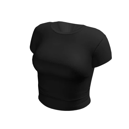 Tight Crop Top (Black)