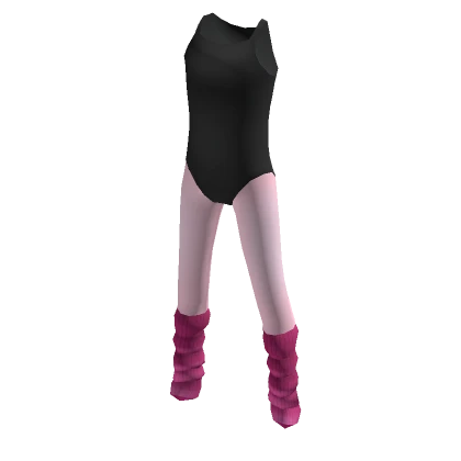 Ballet Leotard & Legwarmers - Black