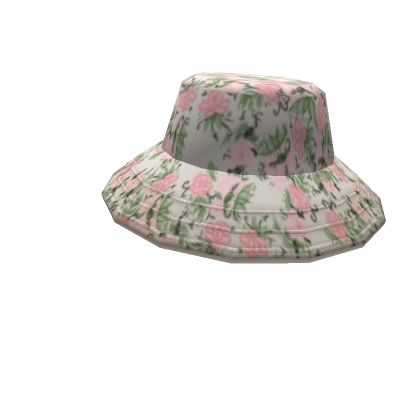 Patterned Hat - Pastel Floral