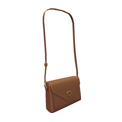 Cute Heart Purse 3.0 Brown