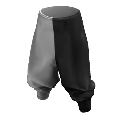 White / Black Samurai Pants