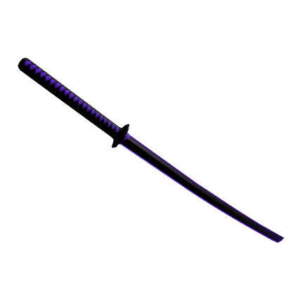 Purple Void Katana - Cartoony Outline