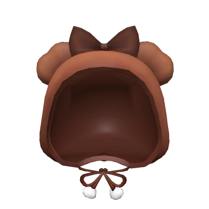 Kawaii Brown Bear Hood