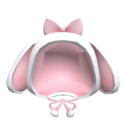 Kawaii Pink Rabbit Hood