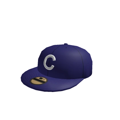 Blue Fitted Cap