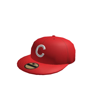 Red Fitted Cap