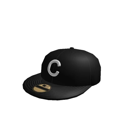 Black Fitted Cap