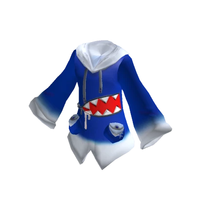 Blue Shark Hoodie