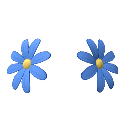 Cute Blue Daisies 