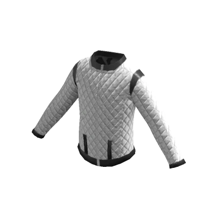 White And Black Quilted Jacket